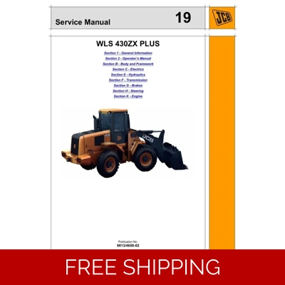 JCB WLS 430ZX WHEELED LOADER SERVICE REPAIR MANUAL